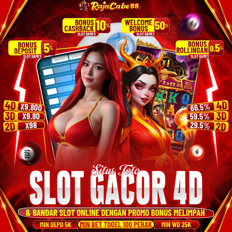 RAJACABE88 > Situs Toto Slot Gacor 4D & Bandar Slot Online Dengan Promo Bonus Melimpah