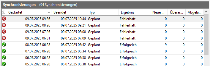 WSUS error