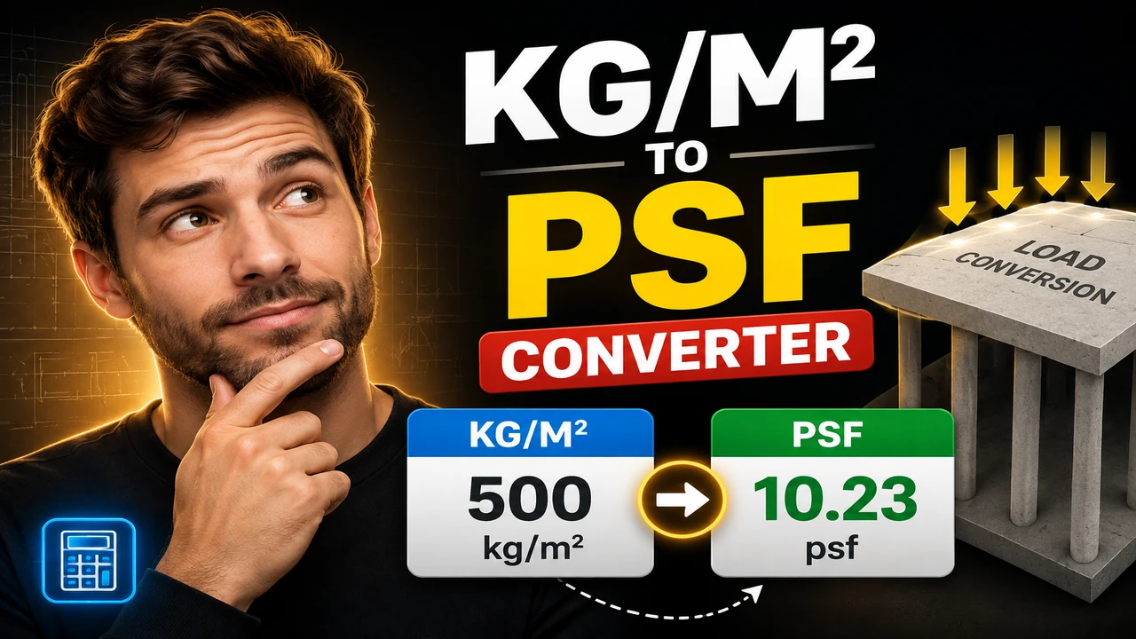 Kg Per Square Meter To Psf Converter Tool Convert