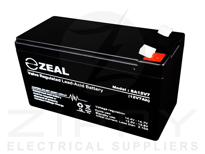 Universal Alarm Battery 12V, 7AH Zeal AGM eBay