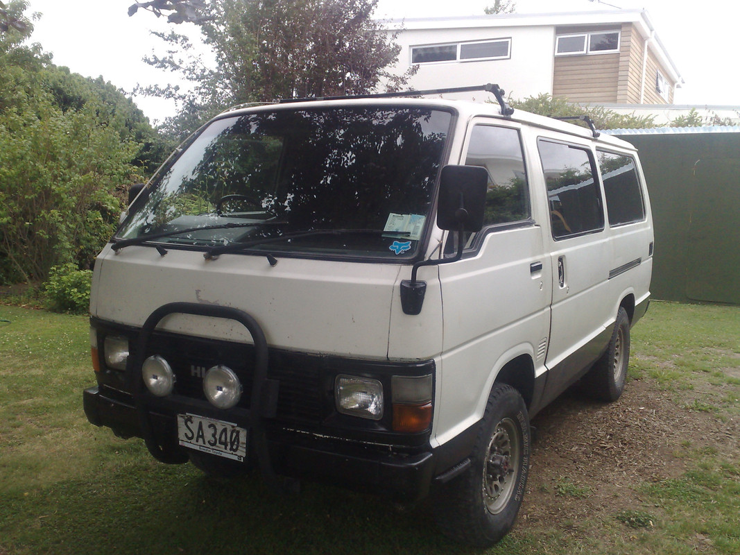 Our 'classic' 1987 4wd Lwb 2.4 diesel hiace workhorse... Hiace