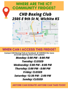 CHD Boxing Club Fridge Location