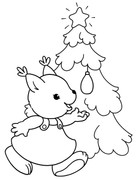 bielka-ukrashaiet-ielku