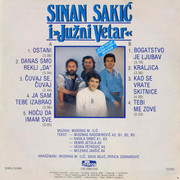 Sinan Sakic - Diskografija Sinan-Sakic-1990-LP-zadnja