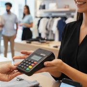 Pin Pad Gertec MP15 com design compacto e moderno