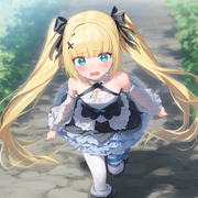 1girl, mikozin, NDGD, ohlia, {kobayashi ritz}, reoen, tsundere, from above, aqua s-656600282