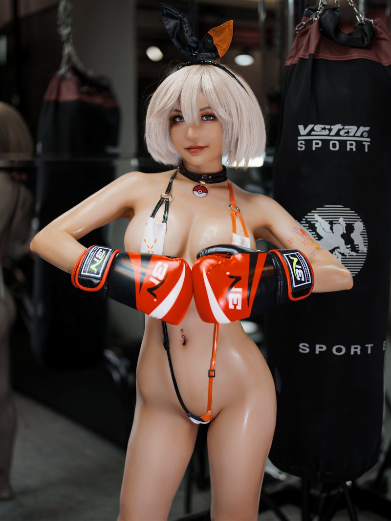 Joyce Lin2x Bea Lingerie Cosplay Pokemon 写真 51P插图2
