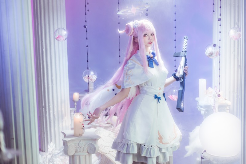 艾西Aiwest 碧蓝档案圣园未花Cosplay写真图集 高清美图合集 40P (415.8M)插图6