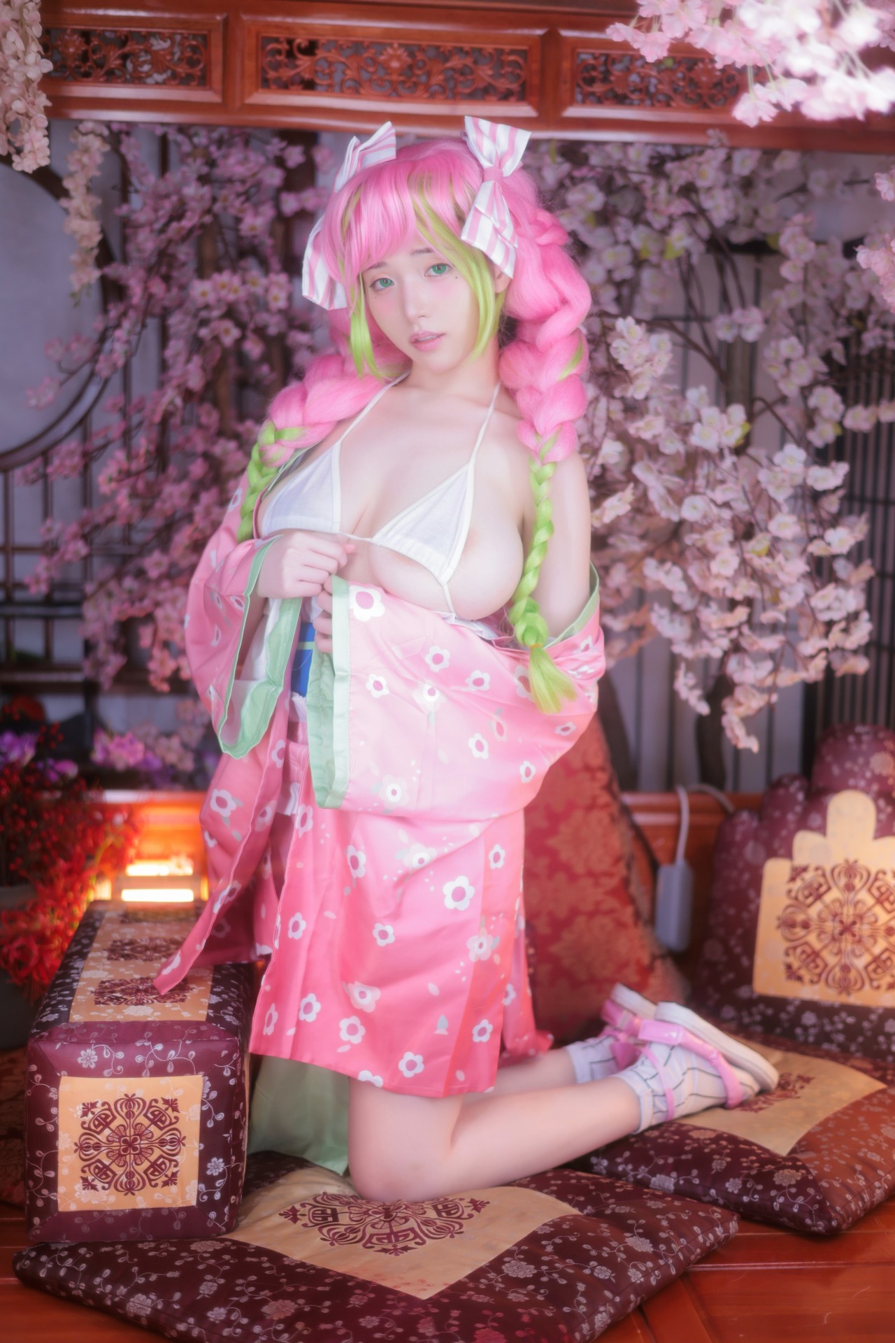 Yeon Woo (연우)，桃色心动！唯美日系场景里的梦幻COS美人插图6