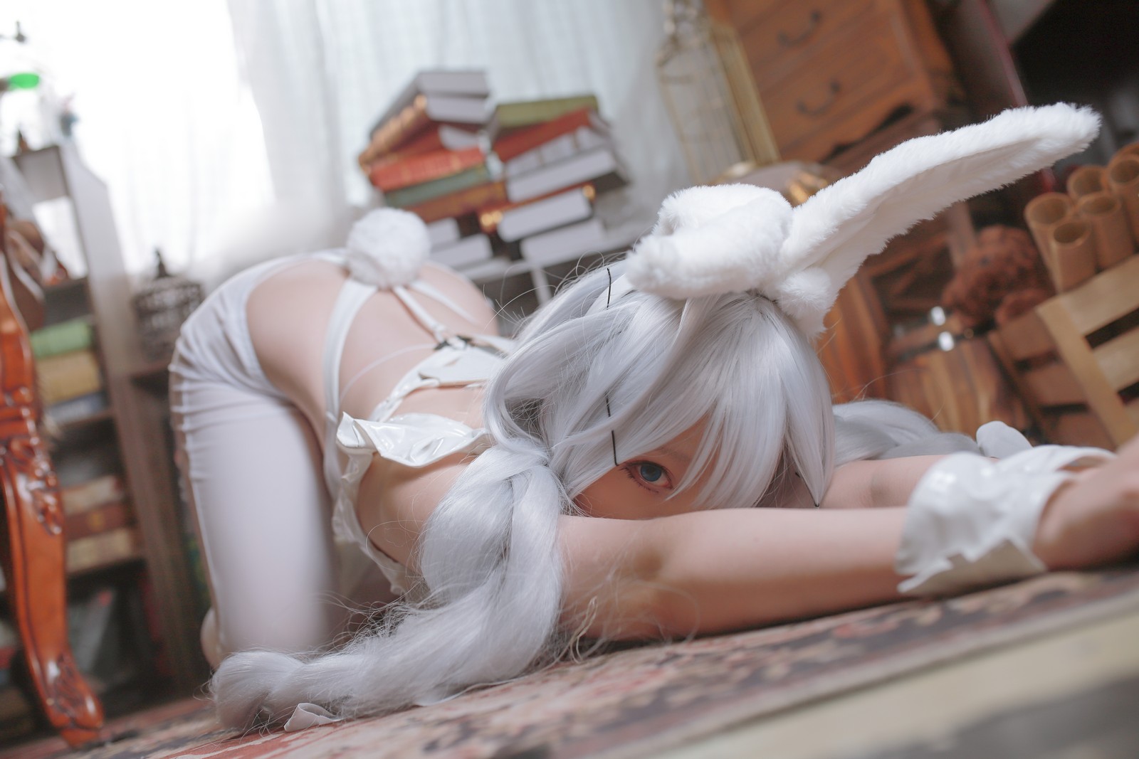 朝霧愛 – 恶毒 ル・マラン Cosplay 高清写真（27P-338.7M）碧蓝航线插图4