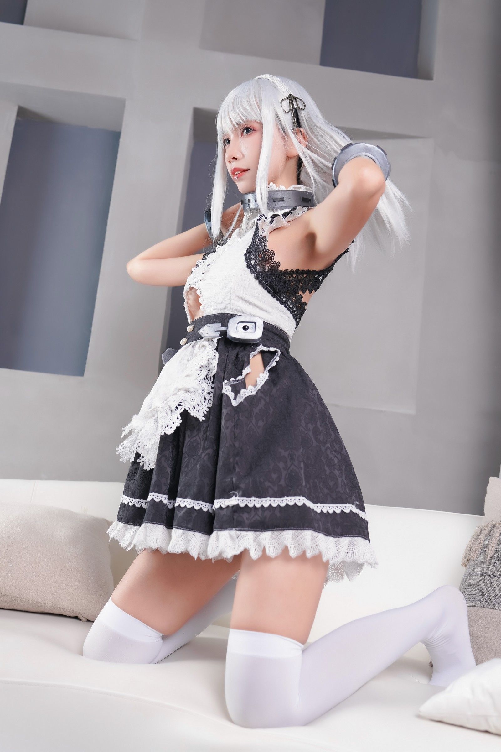 Neko-薇薇 碧蓝航线 黛朵 Cosplay 角色还原写真（14P｜33MB）插图2