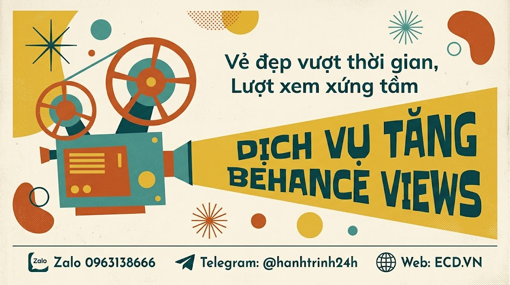 dịch vụ tăng behance views hàng đầu cho portfolio