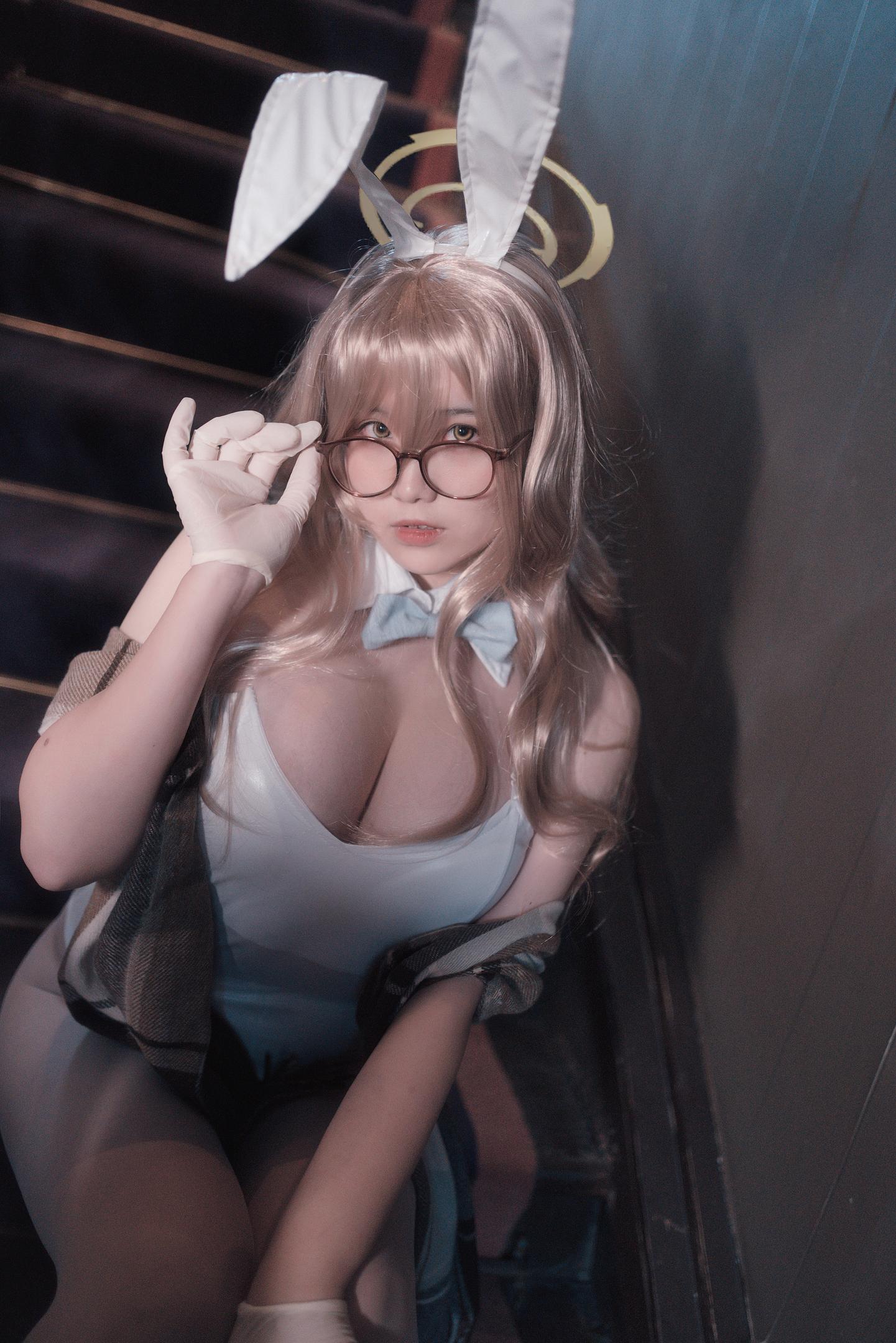 是我阿半 NO.024 蔚蓝档案 室笠茜 兔女郎 9