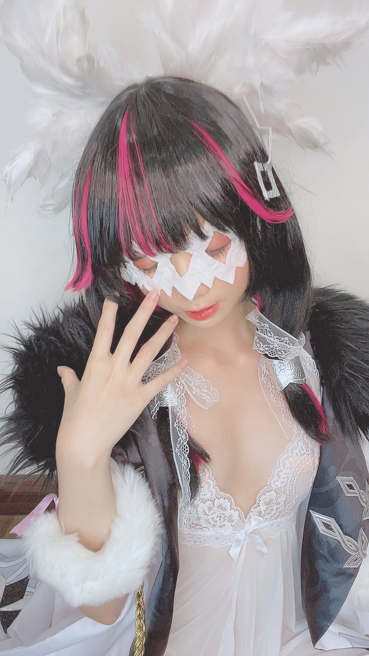 PoppaChan Columbina Cosplay Set (Genshin Impact Fatui) – 146 Photos 346MB插图1
