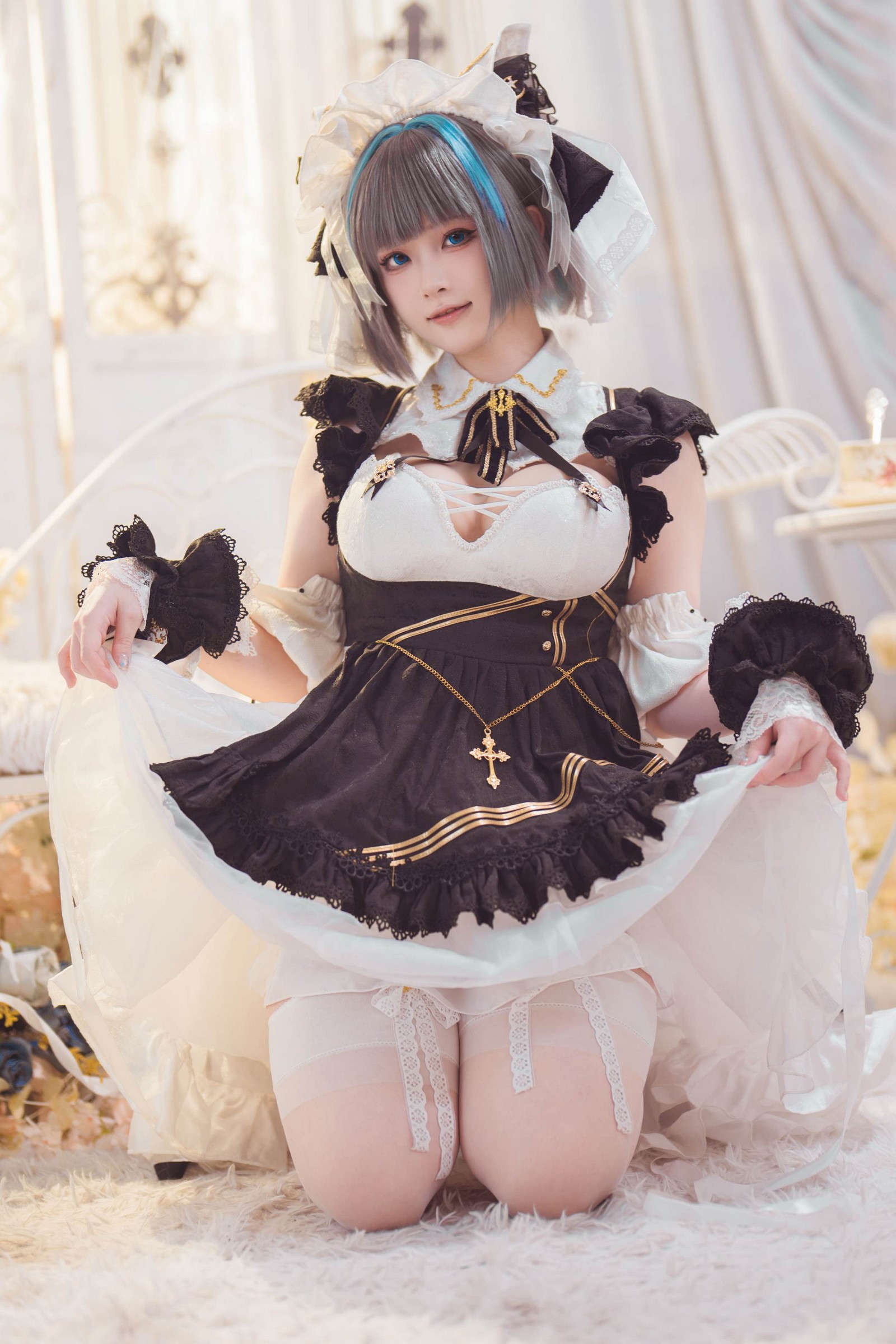 屿鱼 Yuyu 碧蓝航线 柴郡 Cosplay 写真图集｜Azur Lane（54P｜138MB）插图5