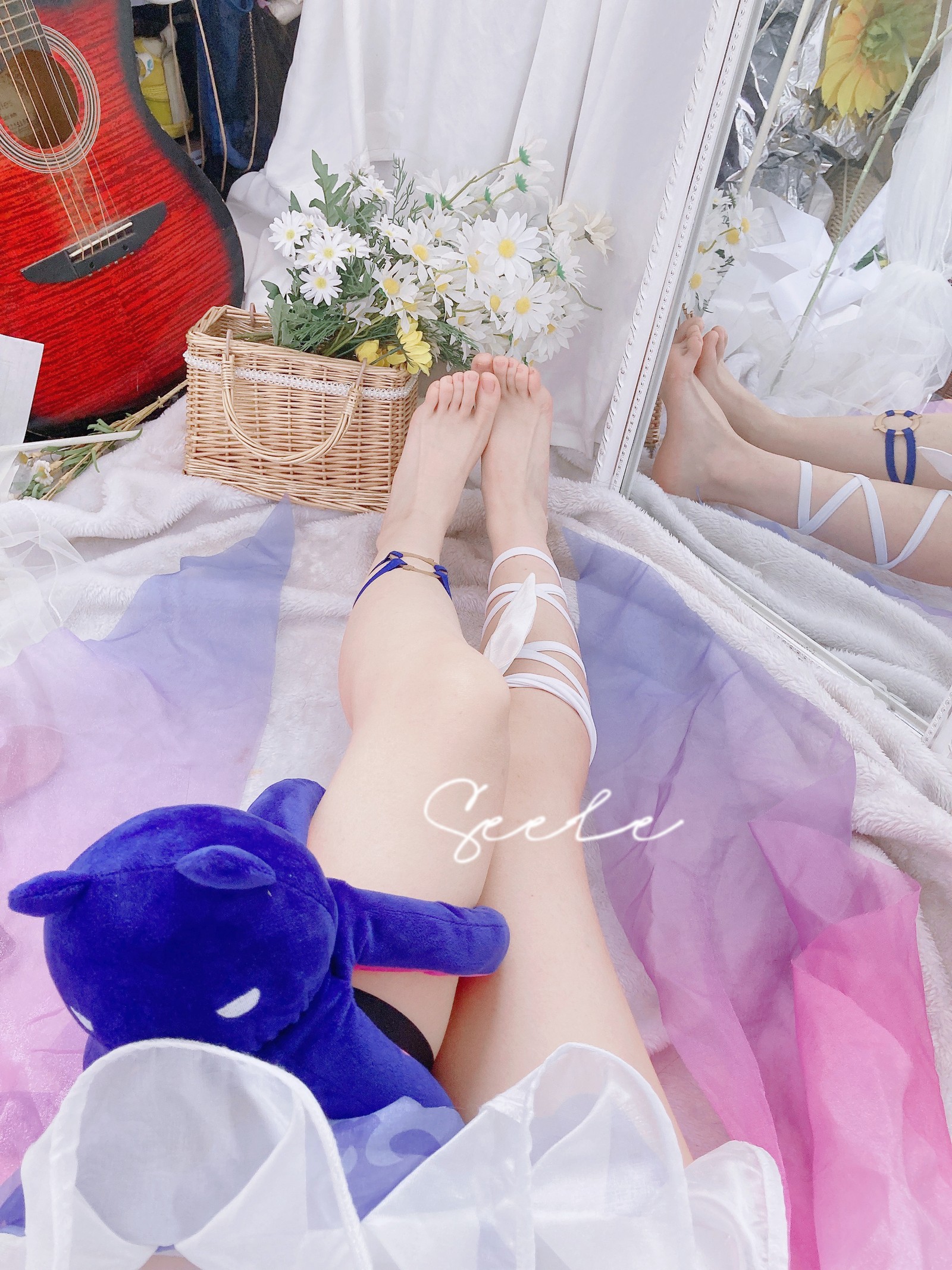 Seele麦麦希儿彼岸浪花 Cosplay｜海边主题高清写真（102P-532MB）插图4