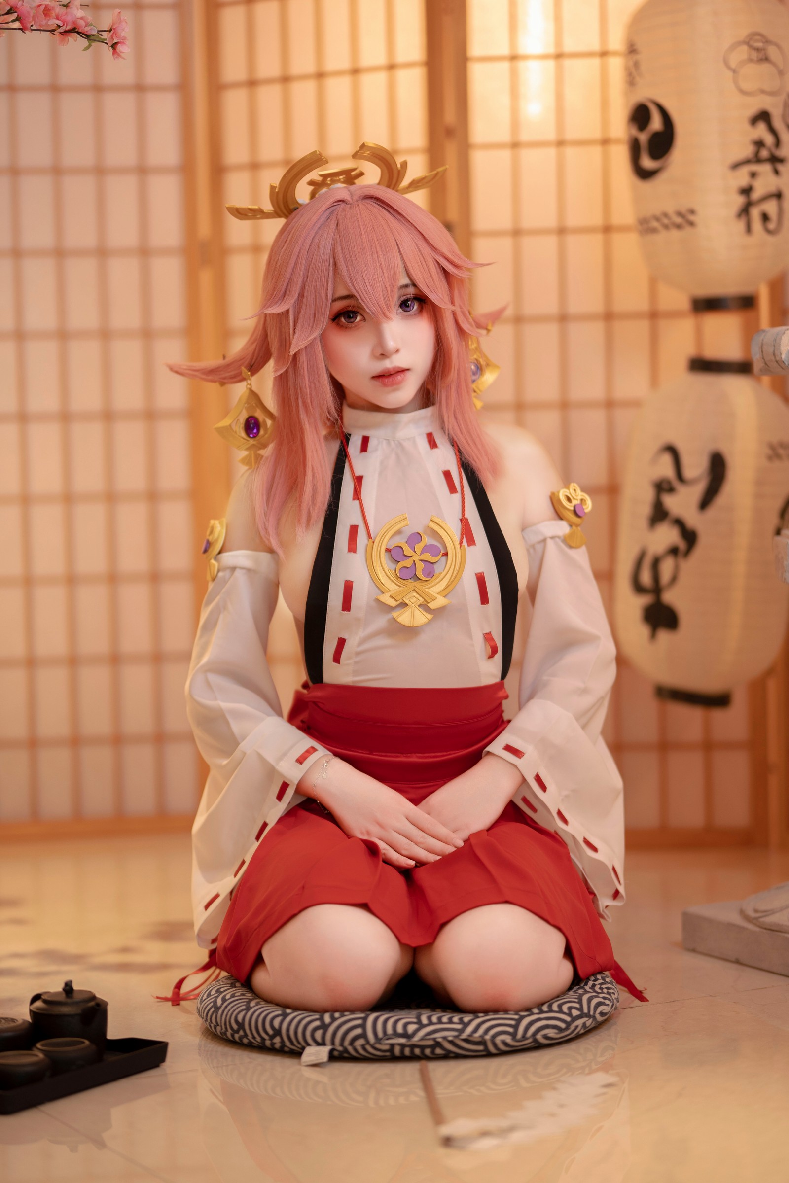 Bangni邦尼 – 八重神子 Cosplay 高清写真集（99P-782MB）原神主题插图5