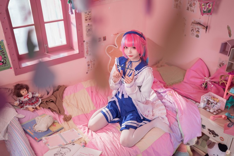 艾西Aiwest 湊阿库娅私服Cosplay写真图集 虚拟主播高清美图 55P (274.4M)插图7