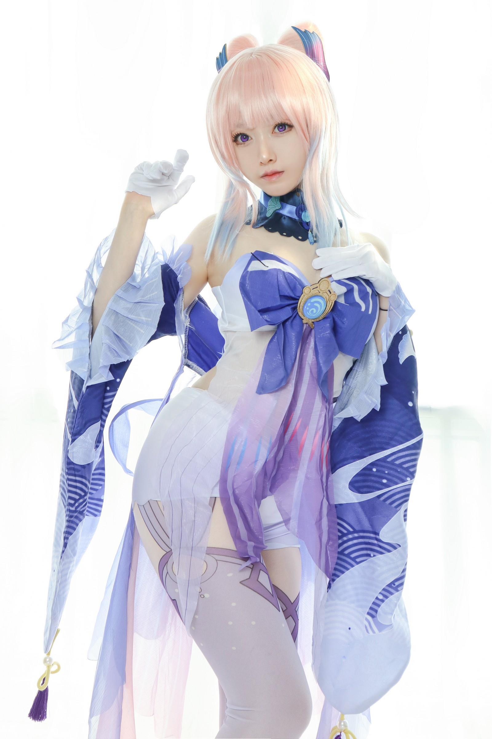 朝霧愛 – 原神 珊瑚宮心海 Cosplay 高清写真集（34P-406.5M）