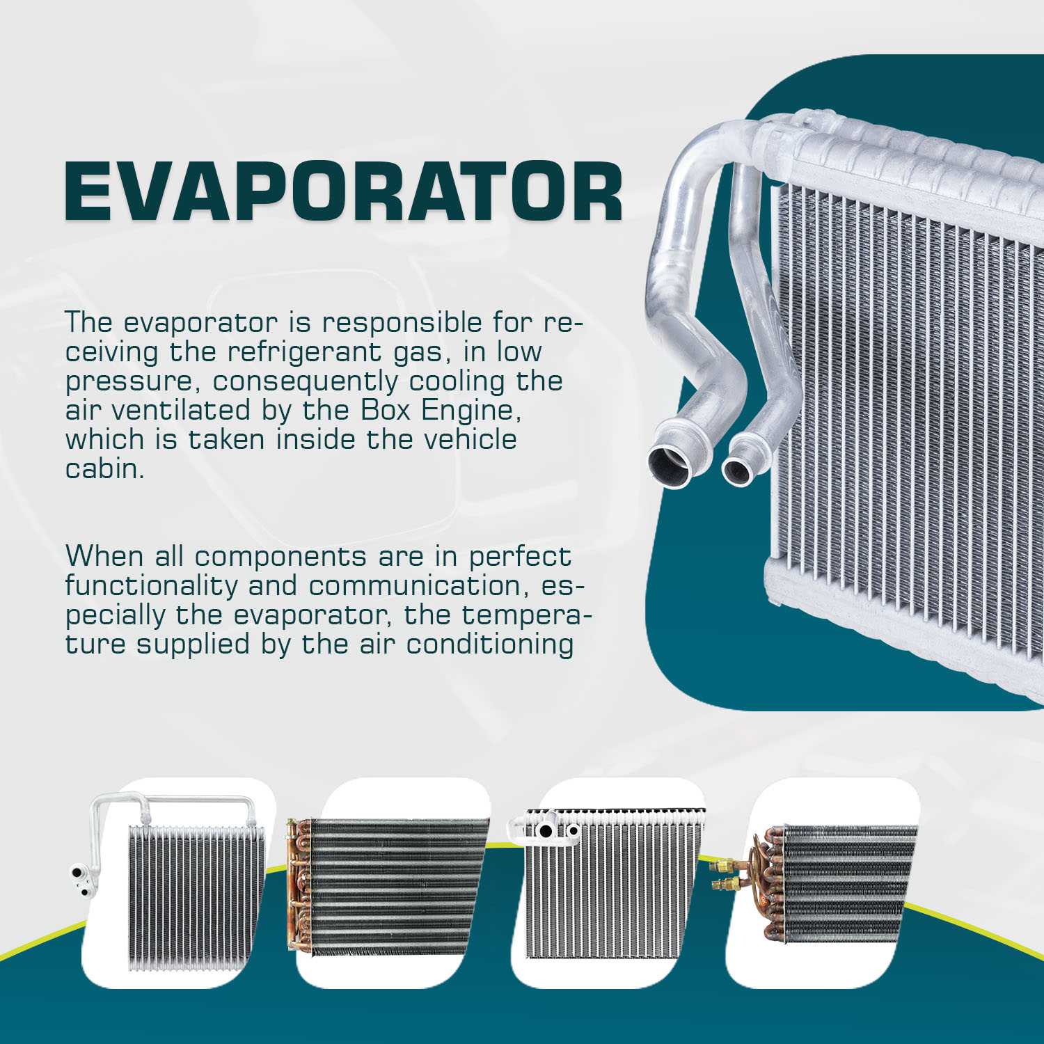 A/C Evaporator for Caterpillar OE# 255-6210