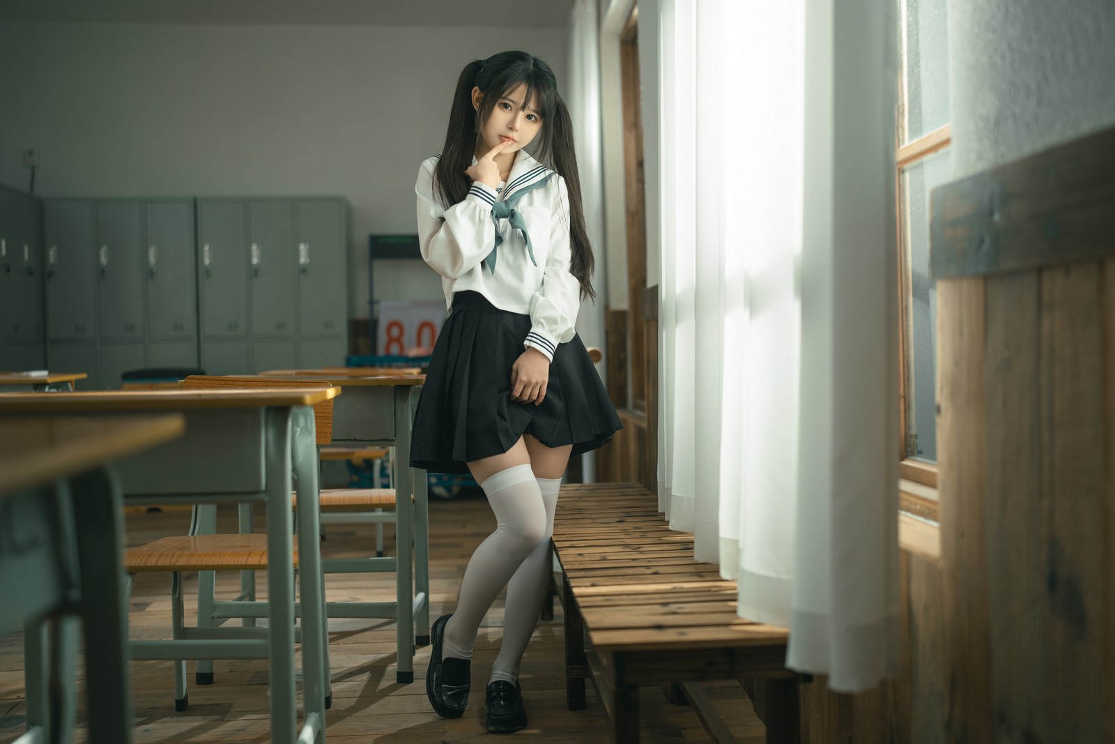 rua阮阮 授课中 教室主题 写真合集｜剧情系校园写真（57P｜855MB）插图2