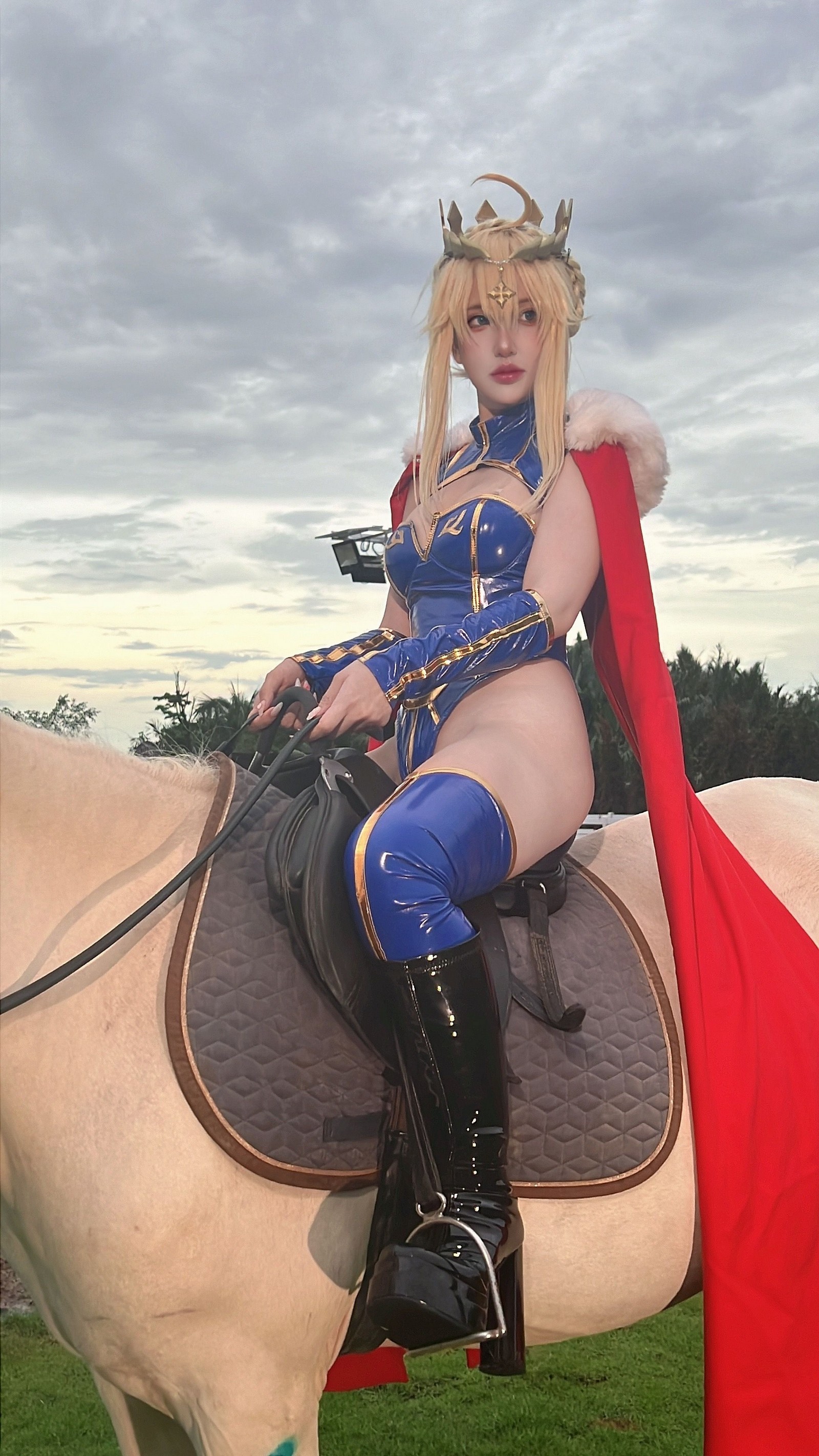 Puy Puy – Artoria Lancer Fate/Grand Order Cosplay 写真+视频（180P+22V-496MB）插图3
