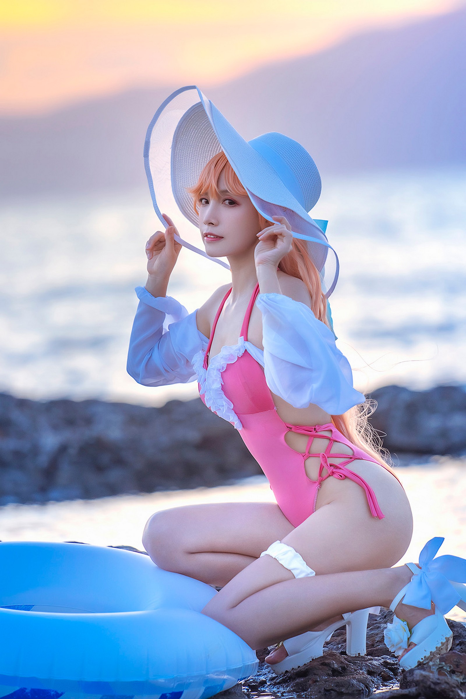 Neko-薇薇 黎塞留泳装 Cosplay 夏日写真合集（25P｜57MB）插图2