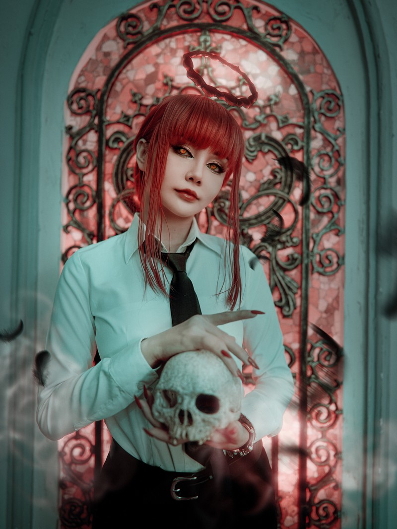 Joyce Lin2x Makima Cosplay Chainsaw Man 写真 47P插图2