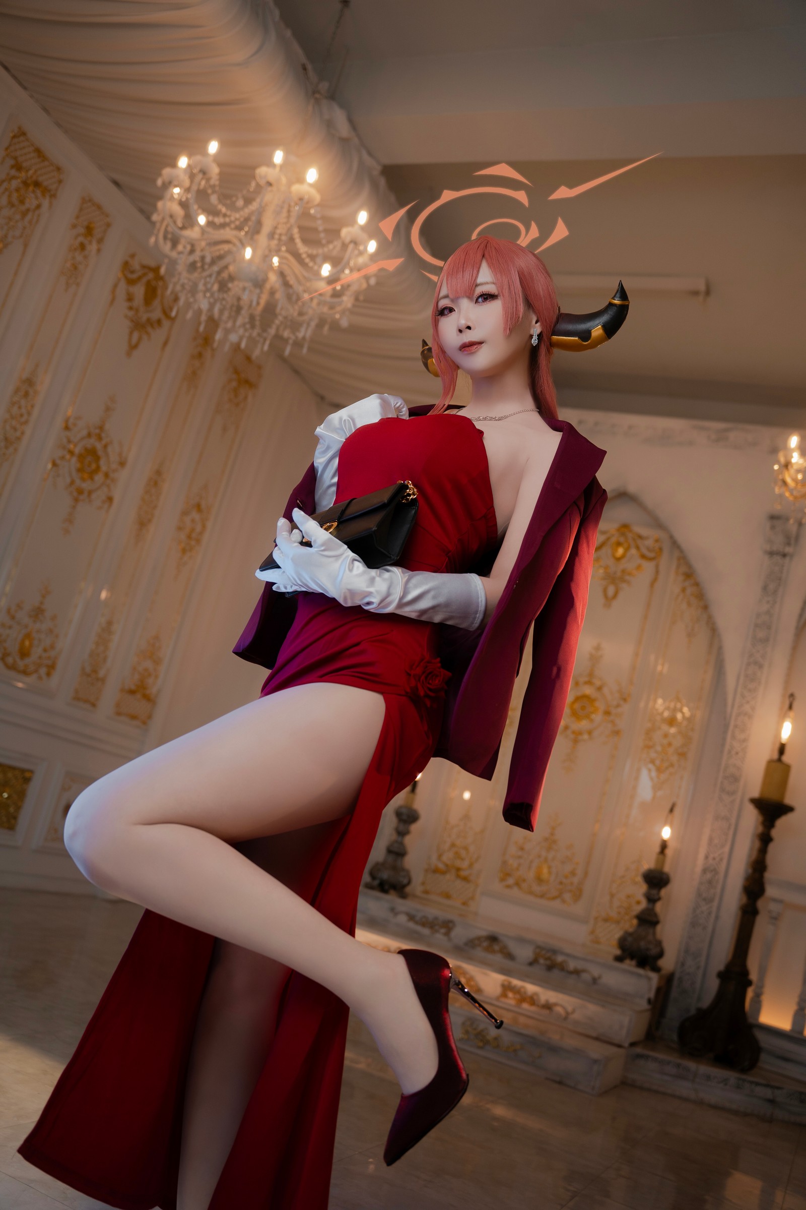 Maou Mo – Rikuhachima Aru Cosplay 高清写真（13P-149.3M）蔚蓝档案角色插图4