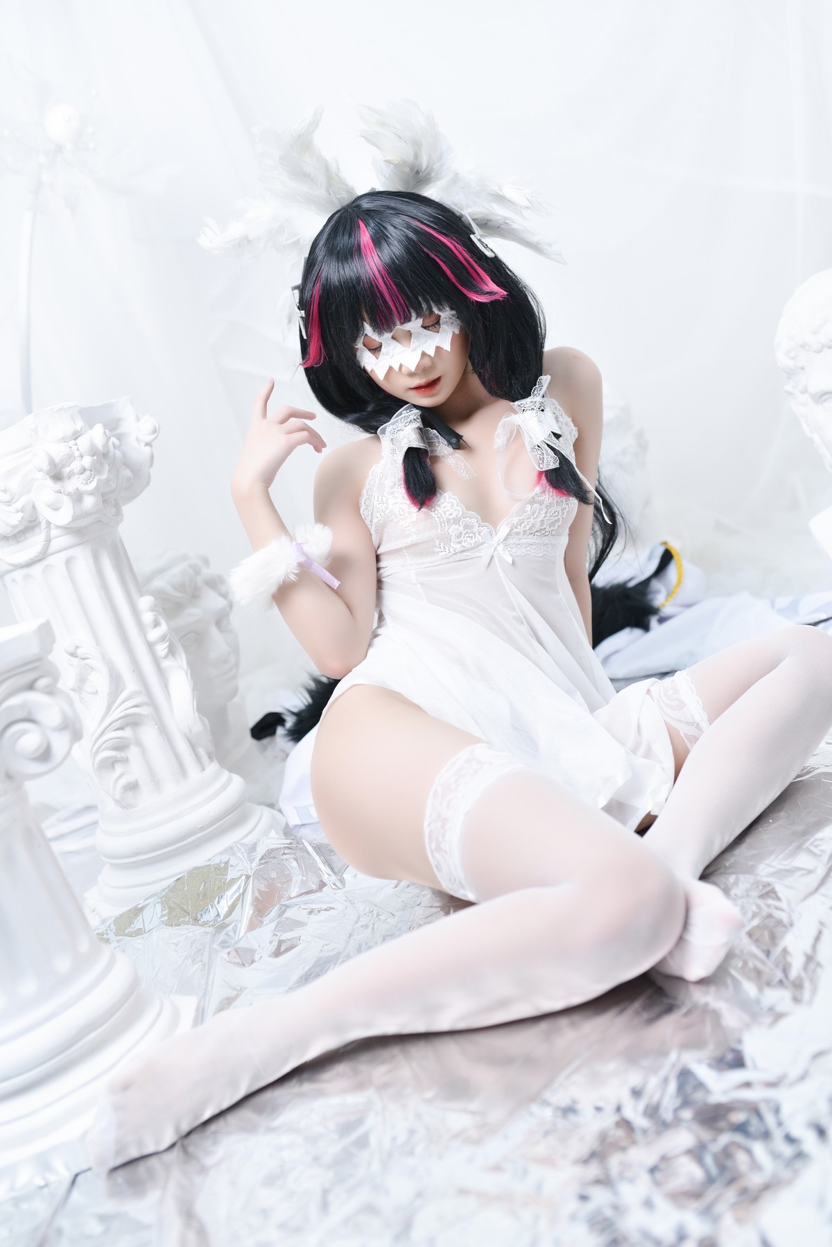 PoppaChan Columbina Cosplay Set (Genshin Impact Fatui) – 146 Photos 346MB插图6