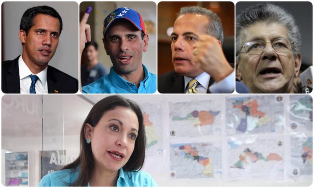 Dirigentes opositores venezolanos Dirigentes opositores venezolanos
