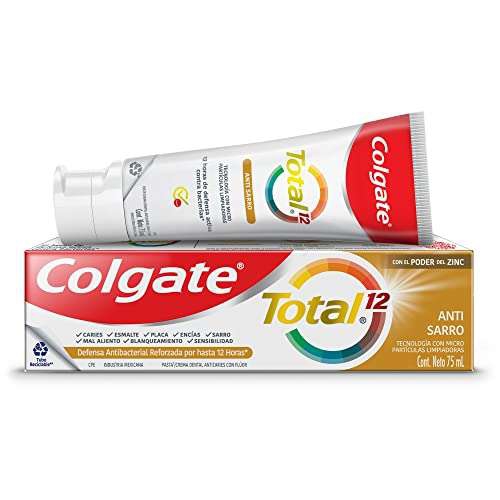 Amazon, Pasta dental colgate total 12 antisarro 75 ml 
