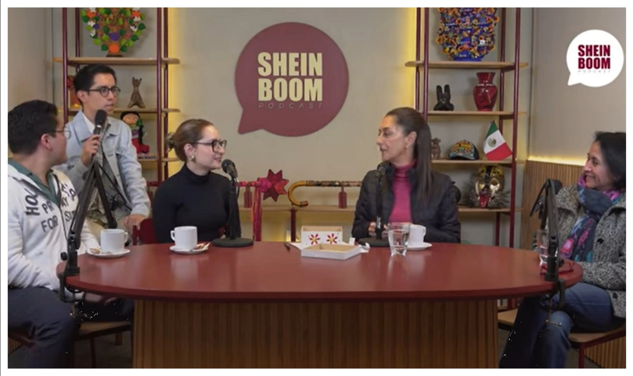 Sheinbaum lanza noveno capítulo de su podcast; invita a actores de teatro y cabaret