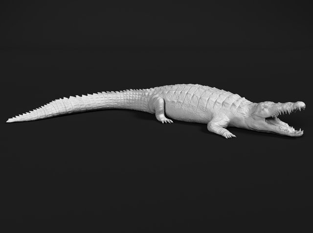 miniNature's 3D printing animals - Update May 20: Finally Hyenas and more - Page 16 Render-Nijlkrokodil01-01-V1