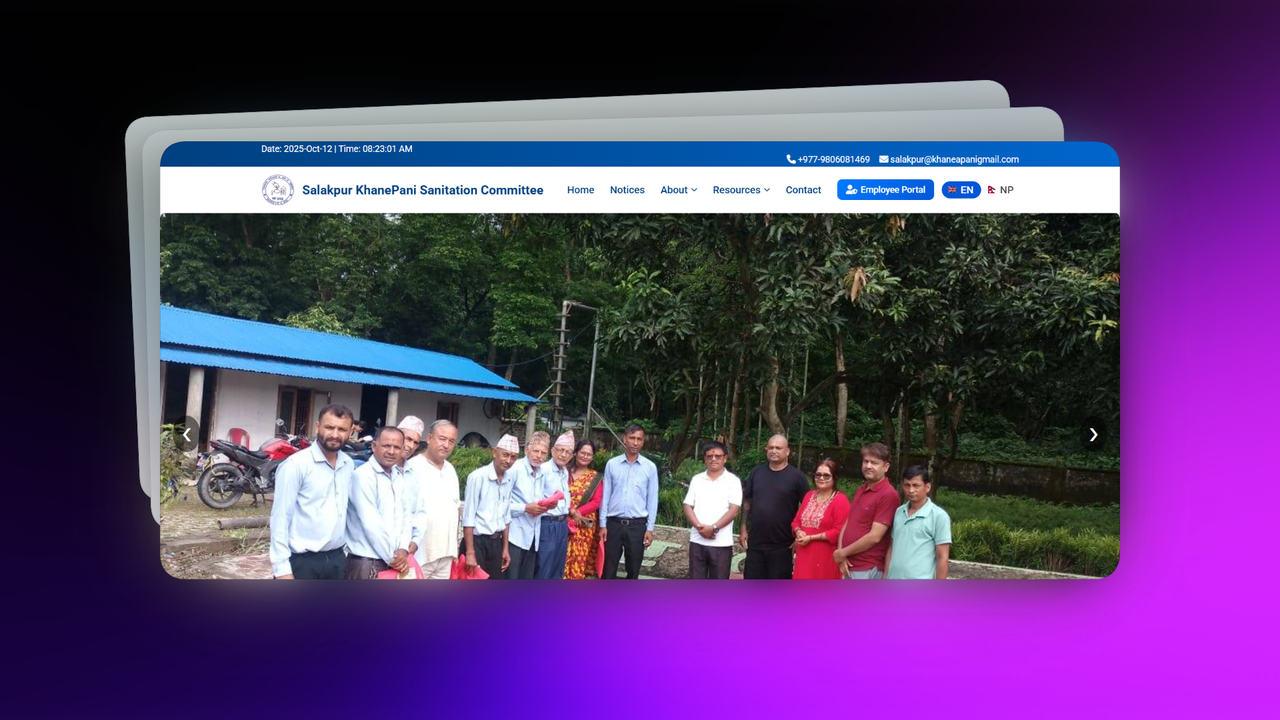 Salakpur Khaneapani Management System by Nischal Acharya