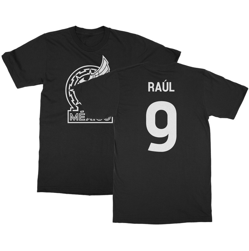 Raul 9 Jersey Style - Mexico Soccer Cup Fan Unisex T-Shirt