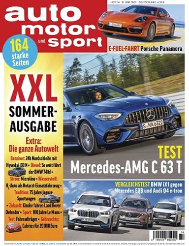 Auto Motor und Sport Magazin No 14 vom 15  Juni 2023
