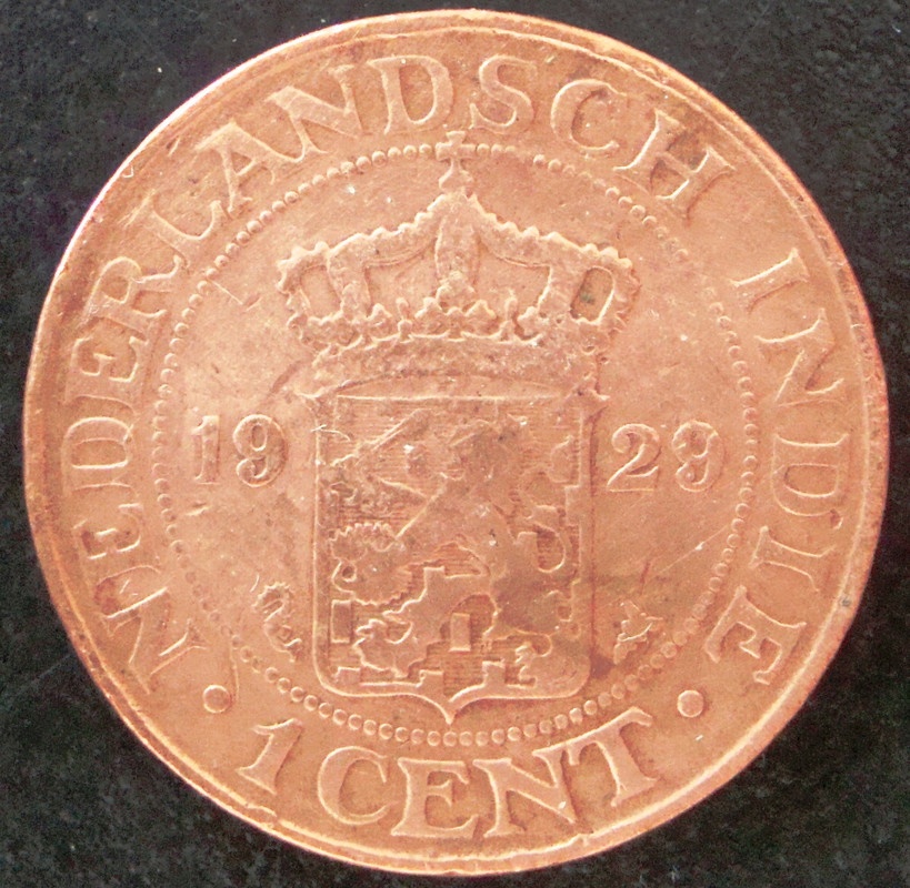 1 Centavo Florín. Indias Holandesas (1929) IDH-1-Centavo-Flor-n-1929-anv