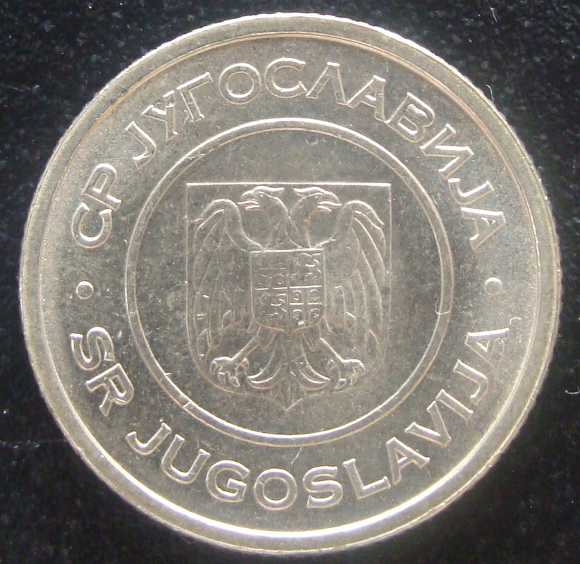 1 Dinar. Yugoslavia (2000) YUG-1-Dinar-2000-anv