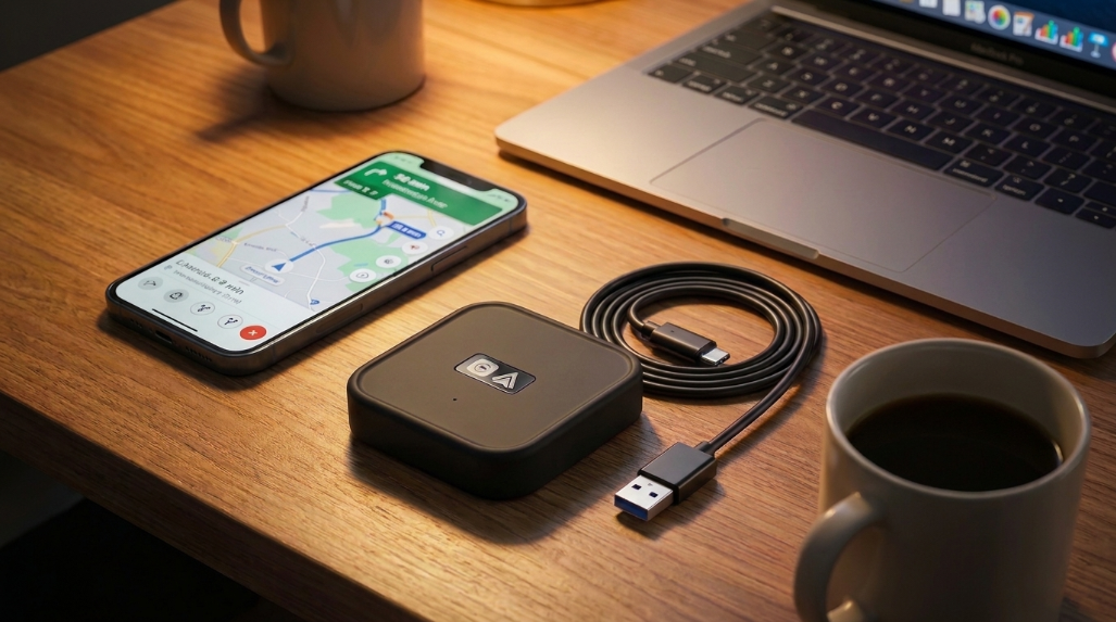 Adaptador Inalámbrico CarPlay Carbitlink y Android Auto