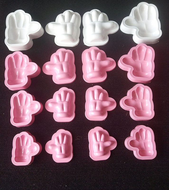 Set completo molde para foami guantes izquierdo y derecho x8