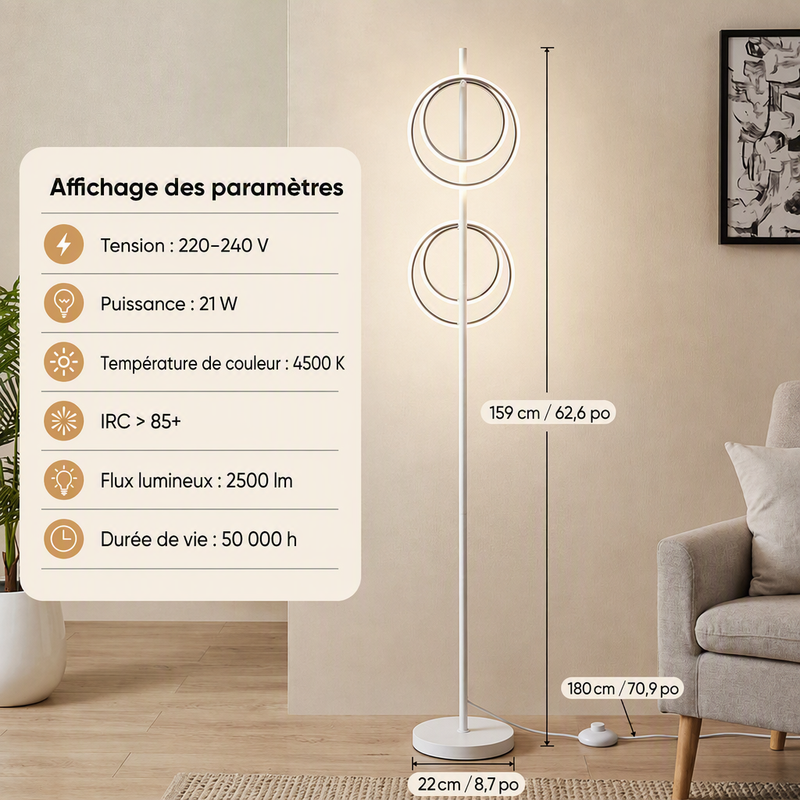 Lumière blanc neutre 4500K
