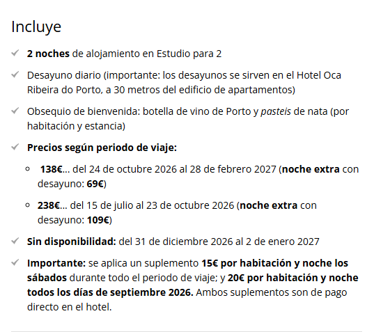 Desde 138€—Oporto: 3 días frente al Duero y desayuno para 2 - Foro General de Viajes
