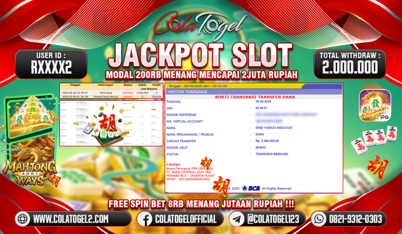 JACKPOT SLOT GACOR!!