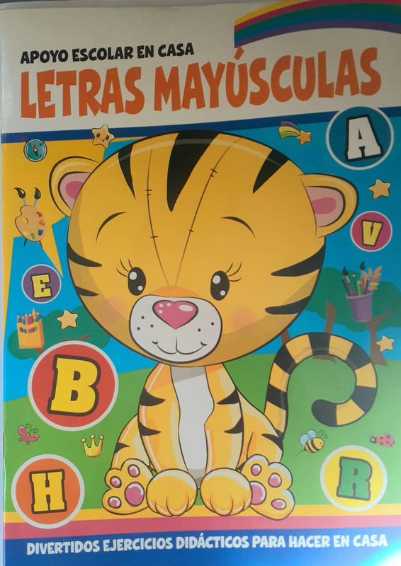 APOYO ESCOLAR EN CASA , LETRAS MAYUSCULAS, M4 EDITORIAL