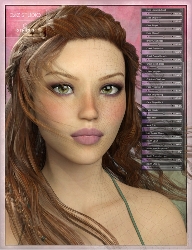 Genesis 8 Female Head Morph Resource Kit 2 Genesis 8 Female Head Morph Resource Kit 2