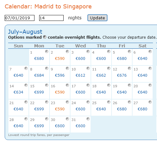 Volar a Singapur - Foro Sudeste Asiático