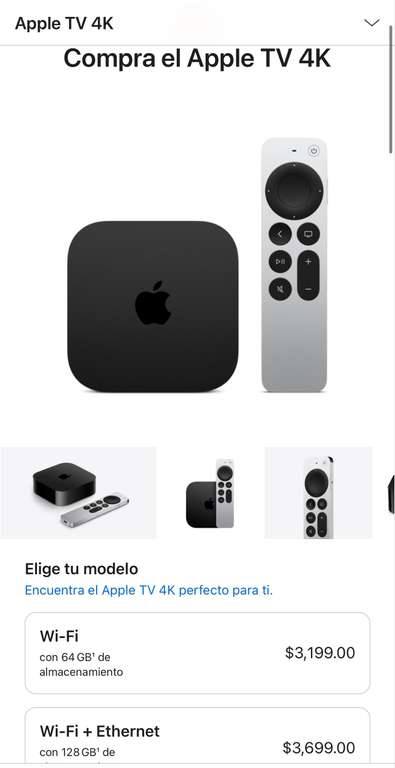 Apple: Nuevo Apple TV 4K 3a Generación Ya disponible en México 
