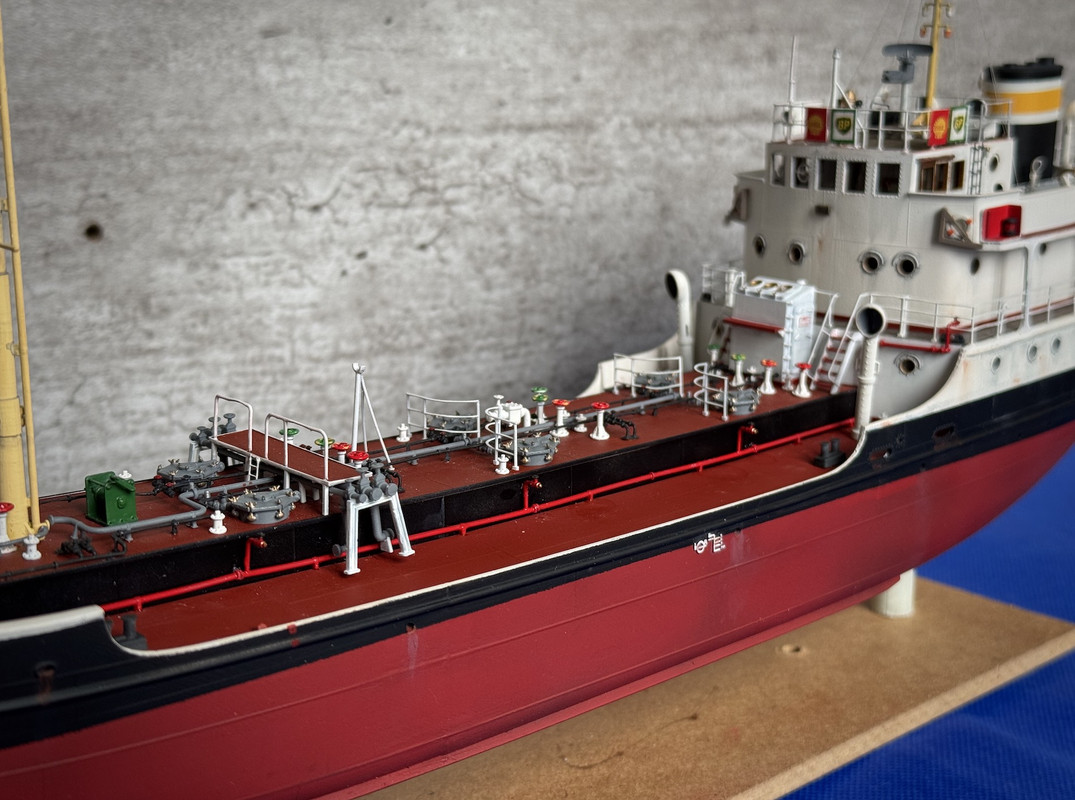 Ship model - Shell Welder - 1955 - UK Tanker Coaster - 3D Print - 1:100 16