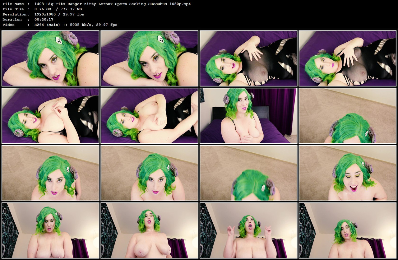 1403 Big Tits Banger Kitty Leroux Sperm Seeking Succubus 1080p mp4
